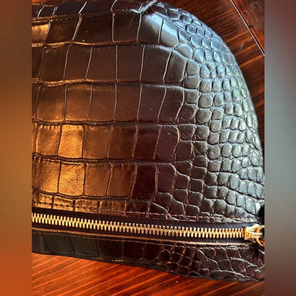 Clare V Brown Croc Grande Fanny - Picture 15 of 16